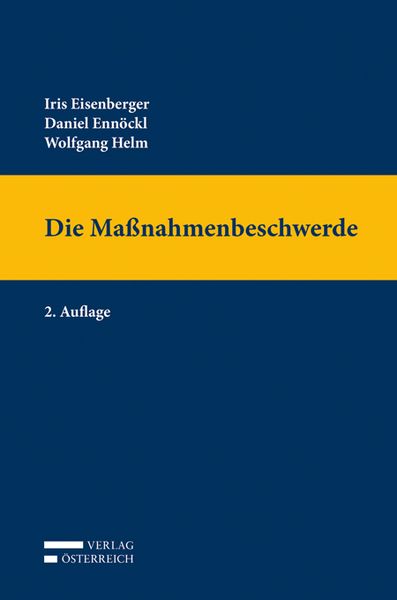 Produktbild: Die Ma&szlig;nahmenbeschwerde