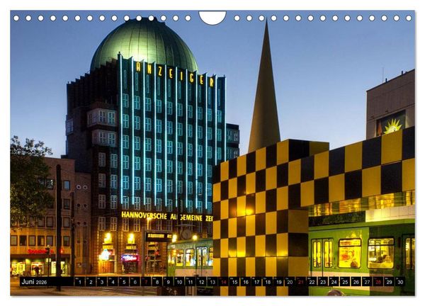 Produktbild: Hannover 2026 (Wandkalender 2026 DIN A4 quer), CALVENDO Monatskalender