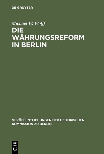 Produktbild: Die W&auml;hrungsreform in Berlin