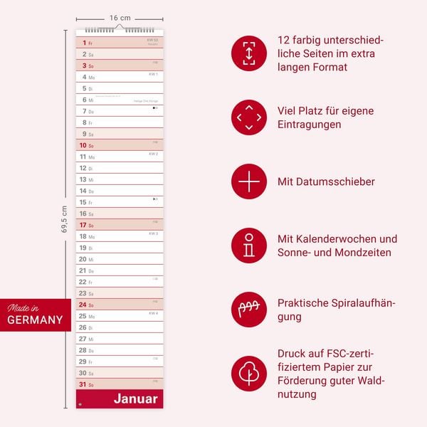 Produktbild: Langplaner XL 2027