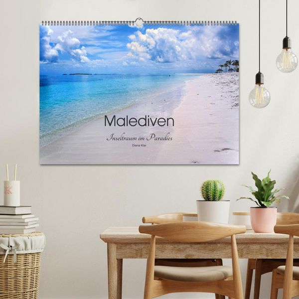 Produktbild: Malediven - Inseltraum im Paradies (Wandkalender 2026 DIN A2 quer), CALVENDO Monatskalender