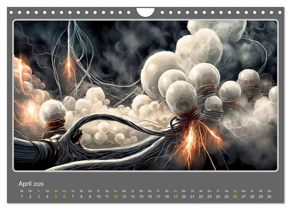 Produktbild: Energiefantasien (Wandkalender 2026 DIN A4 quer), CALVENDO Monatskalender