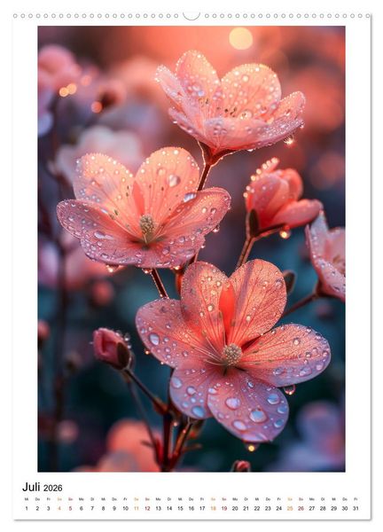 Produktbild: Bl&uuml;ten traumhaft (hochwertiger Premium Wandkalender 2026 DIN A2 hoch), Kunstdruck in Hochglanz
