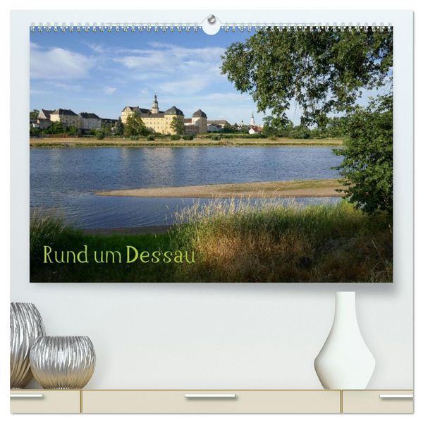 Produktbild: rund um Dessau (hochwertiger Premium Wandkalender 2026 DIN A2 quer), Kunstdruck in Hochglanz