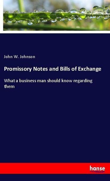 Produktbild: Promissory Notes and Bills of Exchange