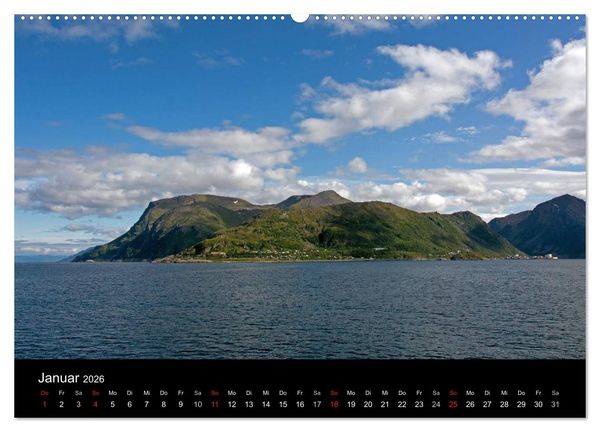 Produktbild: Landschaften Norwegens zwischen Polarkreis und Nordkap (Wandkalender 2026 DIN A2 quer), CALVENDO Monatskalender