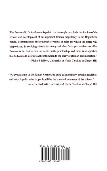 Produktbild: The Praetorship in the Roman Republic