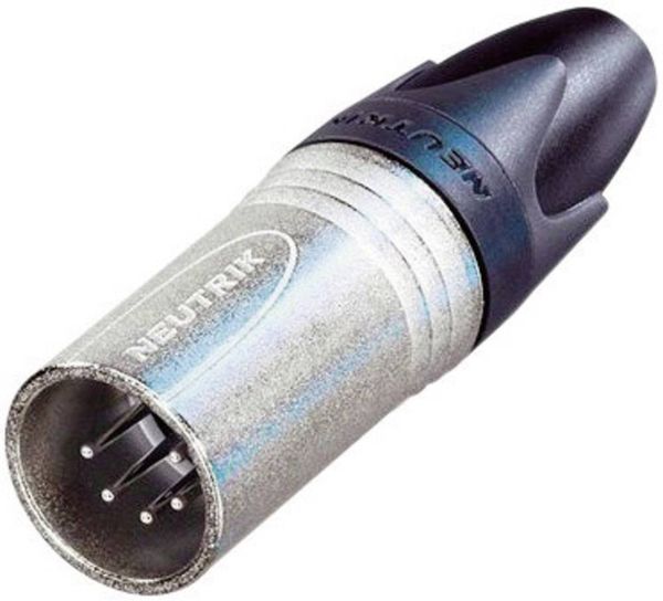 Neutrik NC5MXX XLR-Steckverbinder Stecker, gerade Polzahl: 5 Silber 1St.