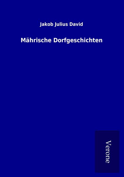 Produktbild: M&auml;hrische Dorfgeschichten