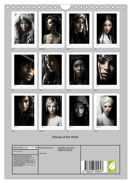 Produktbild: Woman of the World (Wandkalender 2026 DIN A4 hoch), CALVENDO Monatskalender