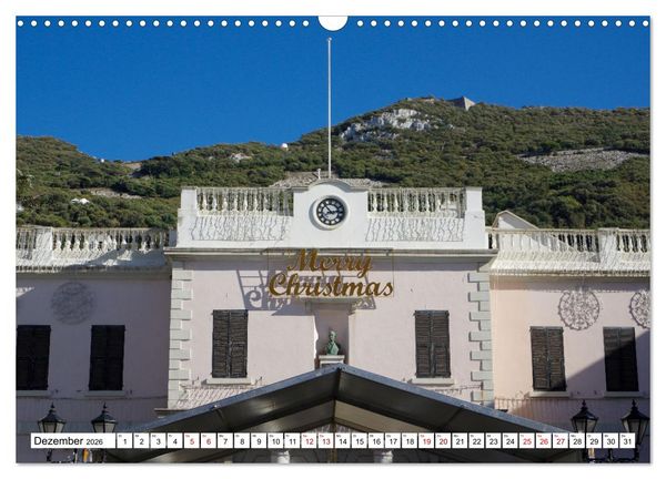 Produktbild: Gibraltar - Gro&szlig;britannien am Mittelmeer (Wandkalender 2026 DIN A3 quer), CALVENDO Monatskalender