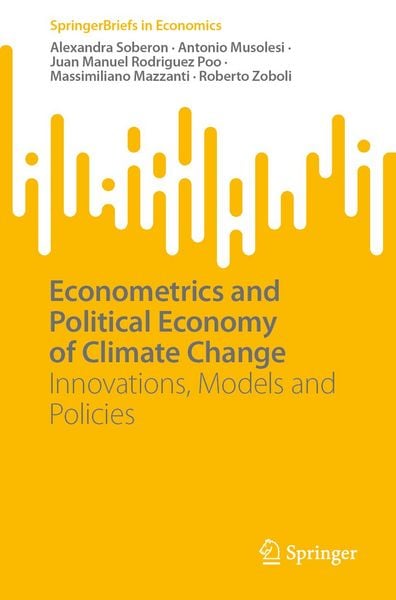 Produktbild: Econometrics and Political Economy of Climate Change