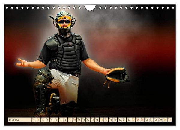 Produktbild: Baseball - Fight (Wandkalender 2026 DIN A4 quer), CALVENDO Monatskalender