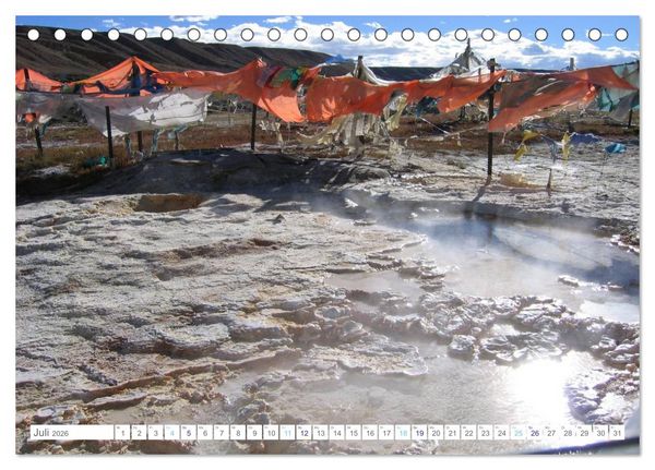 Produktbild: Tibet (Tischkalender 2026 DIN A5 quer), CALVENDO Monatskalender