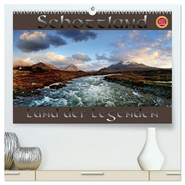 Produktbild: Schottland - Land der Legenden (hochwertiger Premium Wandkalender 2026 DIN A2 quer), Kunstdruck in Hochglanz