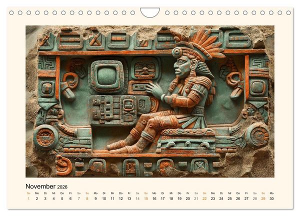 Produktbild: Die Maya und ihre Geheimnisse (Wandkalender 2026 DIN A4 quer), CALVENDO Monatskalender