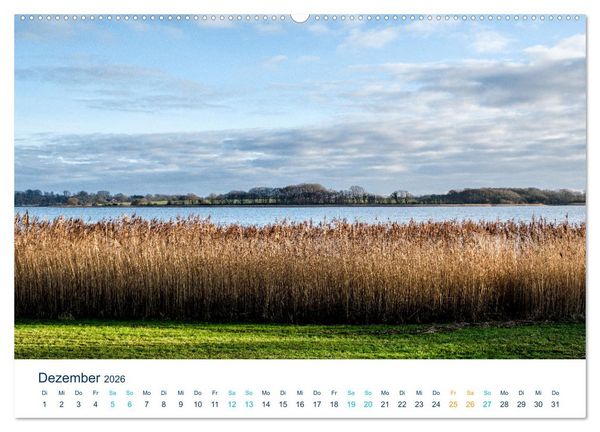 Produktbild: Die Schlei - Segelrevier und Naherholungsgebiet (Wandkalender 2026 DIN A2 quer), CALVENDO Monatskalender
