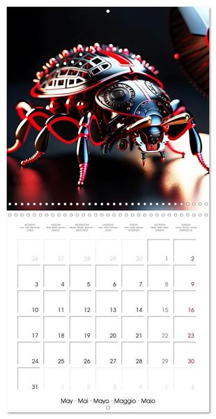 Produktbild: Mechanical Insects (Wall Calendar 2027 12 &times; 12 Inch) CALVENDO 12 Month Wall Calendar