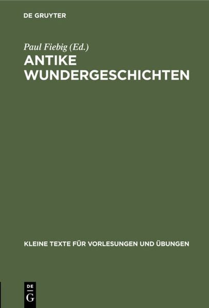 Produktbild: Antike Wundergeschichten