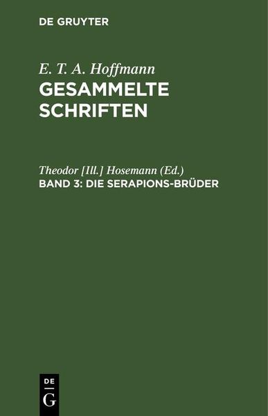 Produktbild: Die Serapions-Br&uuml;der