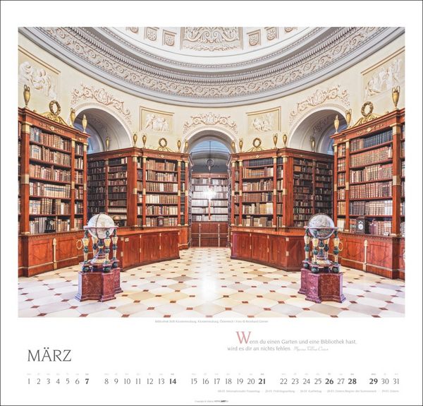 Produktbild: Welt der Bibliotheken Kalender 2027