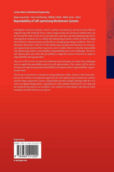 Produktbild: Dependability of Self-Optimizing Mechatronic Systems