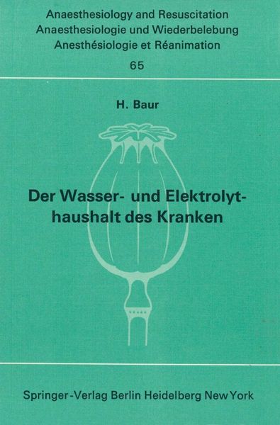 Produktbild: Der Wasser- und Elektrolythaushalt des Kranken