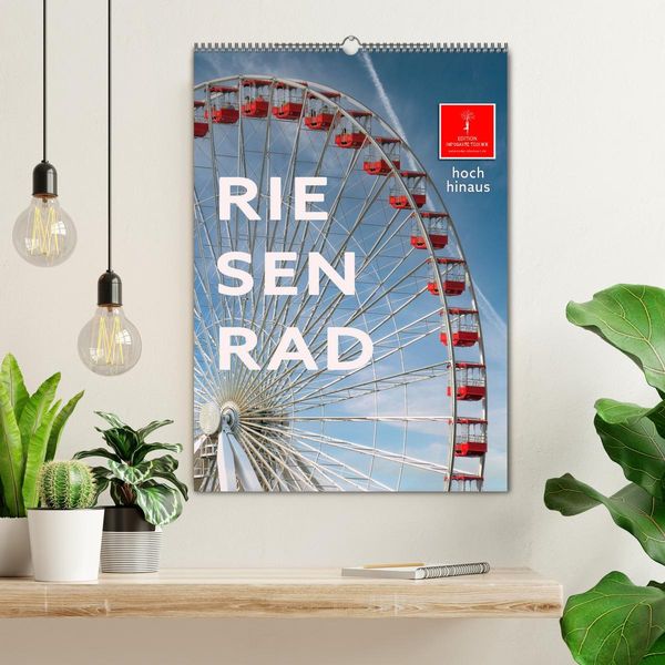 Produktbild: Riesenrad - hoch hinaus (Wandkalender 2026 DIN A2 hoch), CALVENDO Monatskalender