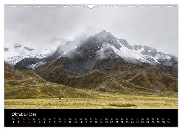 Produktbild: Traumziel Peru (Wandkalender 2026 DIN A3 quer), CALVENDO Monatskalender