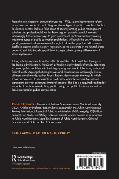 Produktbild: The Death of Public Integrity