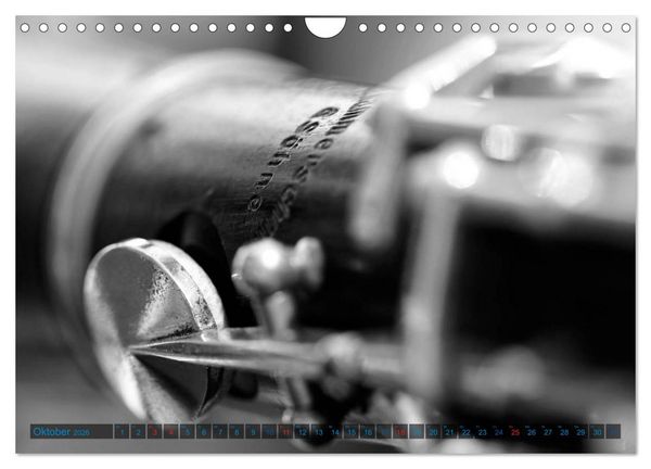 Produktbild: Klarinette - close up (Wandkalender 2026 DIN A4 quer), CALVENDO Monatskalender