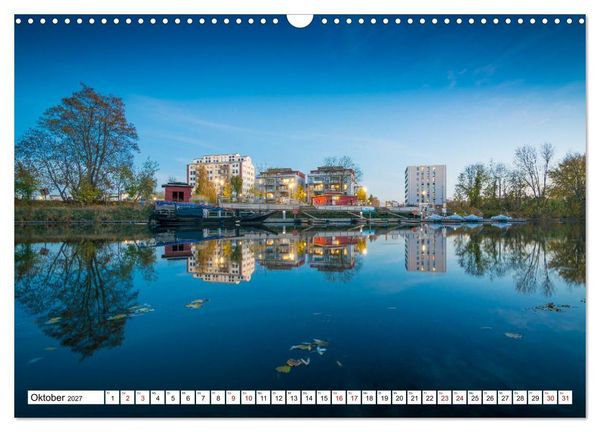 Produktbild: Halle-Saale - Meine Stadt im Spiegel (Wandkalender 2027 DIN A3 quer), CALVENDO Monatskalender