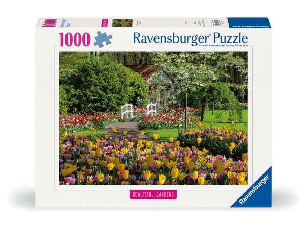Produktbild: Erwachsenenpuzzle 1000 Teile - Keukenhof Gardens, Niederlande