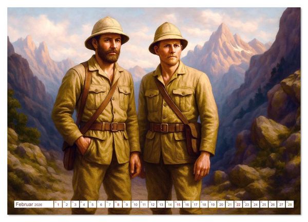 Produktbild: Rudyard Kipling (hochwertiger Premium Wandkalender 2026 DIN A2 quer), Kunstdruck in Hochglanz
