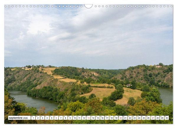 Produktbild: Entre Creuse et Berry la vall&eacute;e des peintres (Calendrier mural 2026 DIN A3 vertical), CALVENDO calendrier mensuel