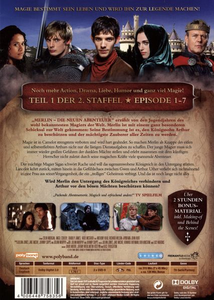 Produktbild: Merlin - Die neuen Abenteuer - Vol. 3 [3 DVDs]
