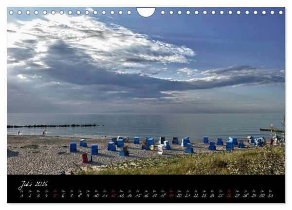 Produktbild: Sommer im Fischland-Dar&szlig;-Zingst (Wandkalender 2026 DIN A4 quer), CALVENDO Monatskalender