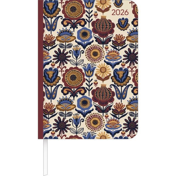 Produktbild: Lady Journal Paisley 2026 - Taschenkalender A6 (10,7x15,2 cm) - Weekly - 192 Seiten - Notiz-Buch - Termin-Planer - Alpha Edition