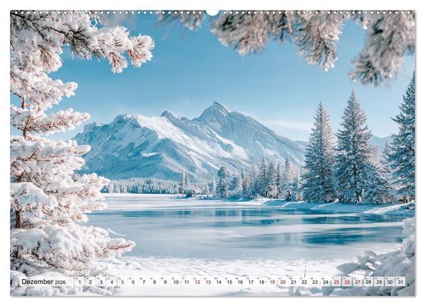 Produktbild: Die Sprache der Gipfel (Wandkalender 2026 DIN A2 quer), CALVENDO Monatskalender