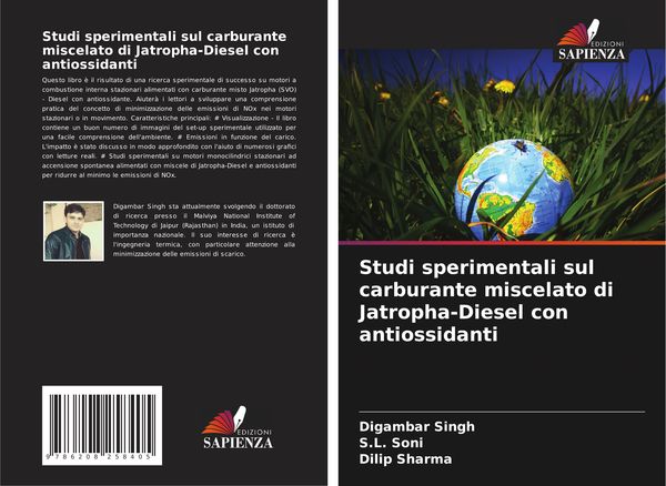 Produktbild: Studi sperimentali sul carburante miscelato di Jatropha-Diesel con antiossidanti