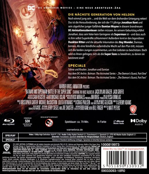 Produktbild: Batman and Superman: Battle of the Super Sons