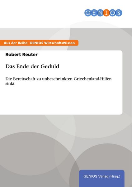 Produktbild: Das Ende der Geduld