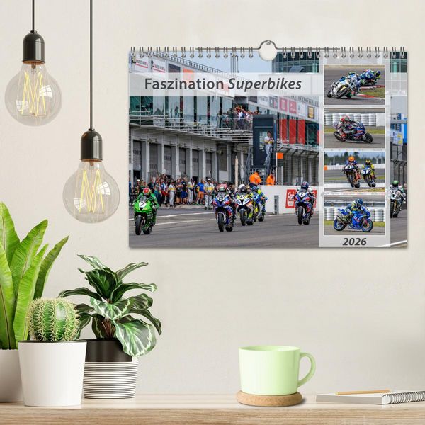 Produktbild: Faszination Superbikes (Wandkalender 2026 DIN A4 quer), CALVENDO Monatskalender