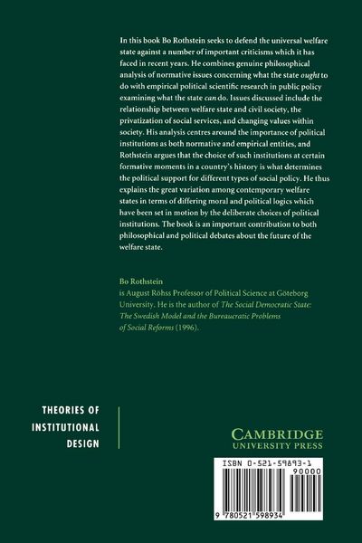 Produktbild: Just Institutions Matter