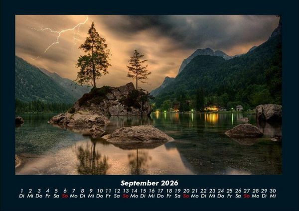 Produktbild: Berge 2026 Fotokalender DIN A4