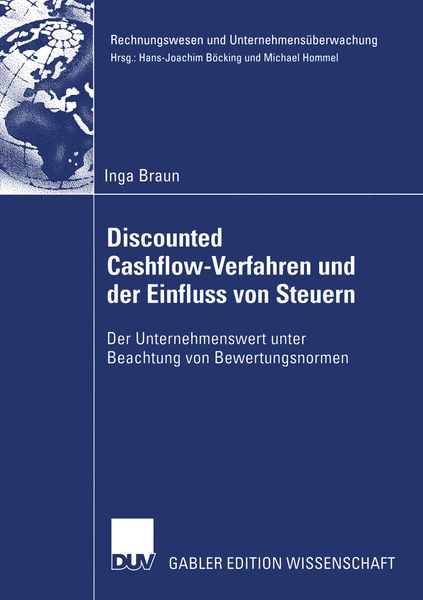 Produktbild: Discounted Cashflow-Verfahren und der Einfluss von Steuern