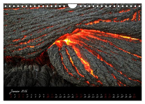 Produktbild: Kilauea Volcano Hawaii - Auf den Spuren von Feuerg&ouml;ttin Pele (Wandkalender 2026 DIN A4 quer), CALVENDO Monatskalender