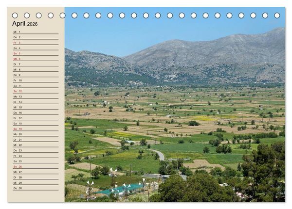 Produktbild: Gro&szlig;er Grieche Kreta (Tischkalender 2026 DIN A5 quer), CALVENDO Monatskalender