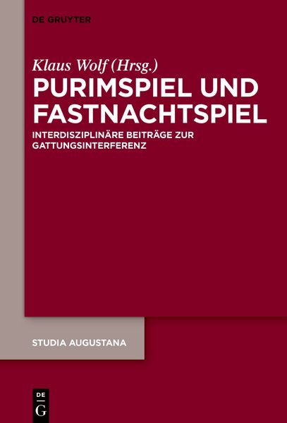 Produktbild: Purimspiel und Fastnachtspiel