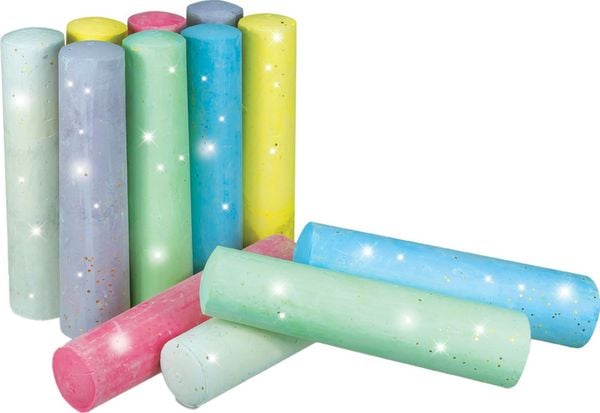 Produktbild: Glitzer Stra&szlig;enmalkreide, 20 St&uuml;ck